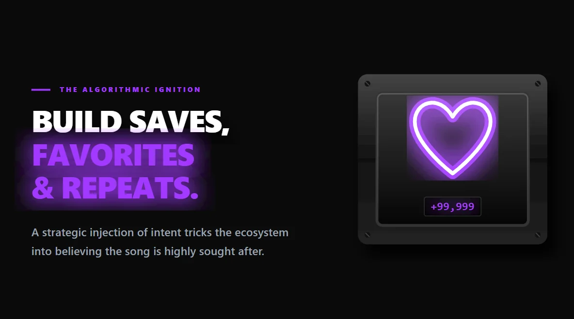 Hyper-realistic glowing neon heart symbol encased in polished dark chrome studio housing.
