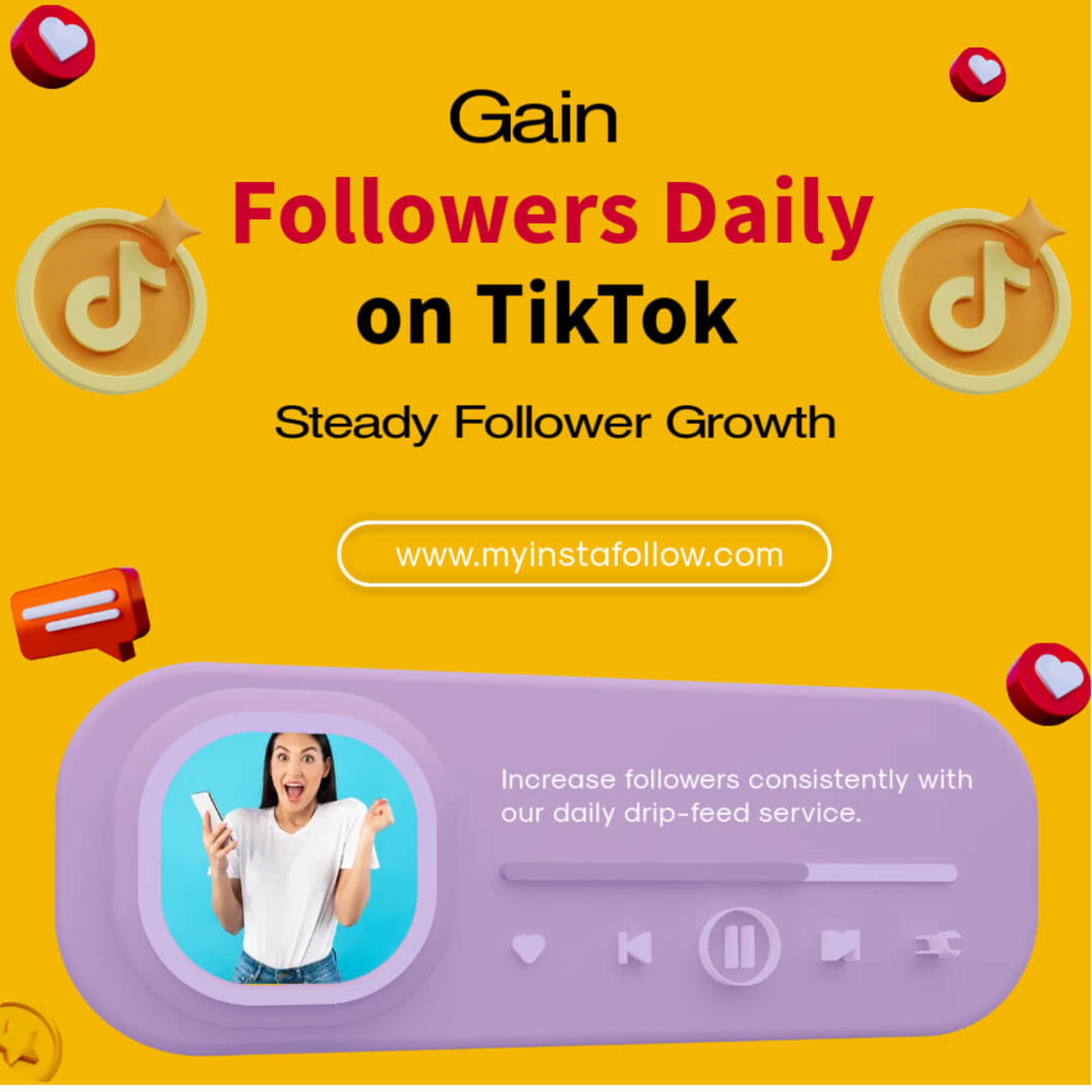 Buy TikTok Drip Feed Followers Podcast Image
