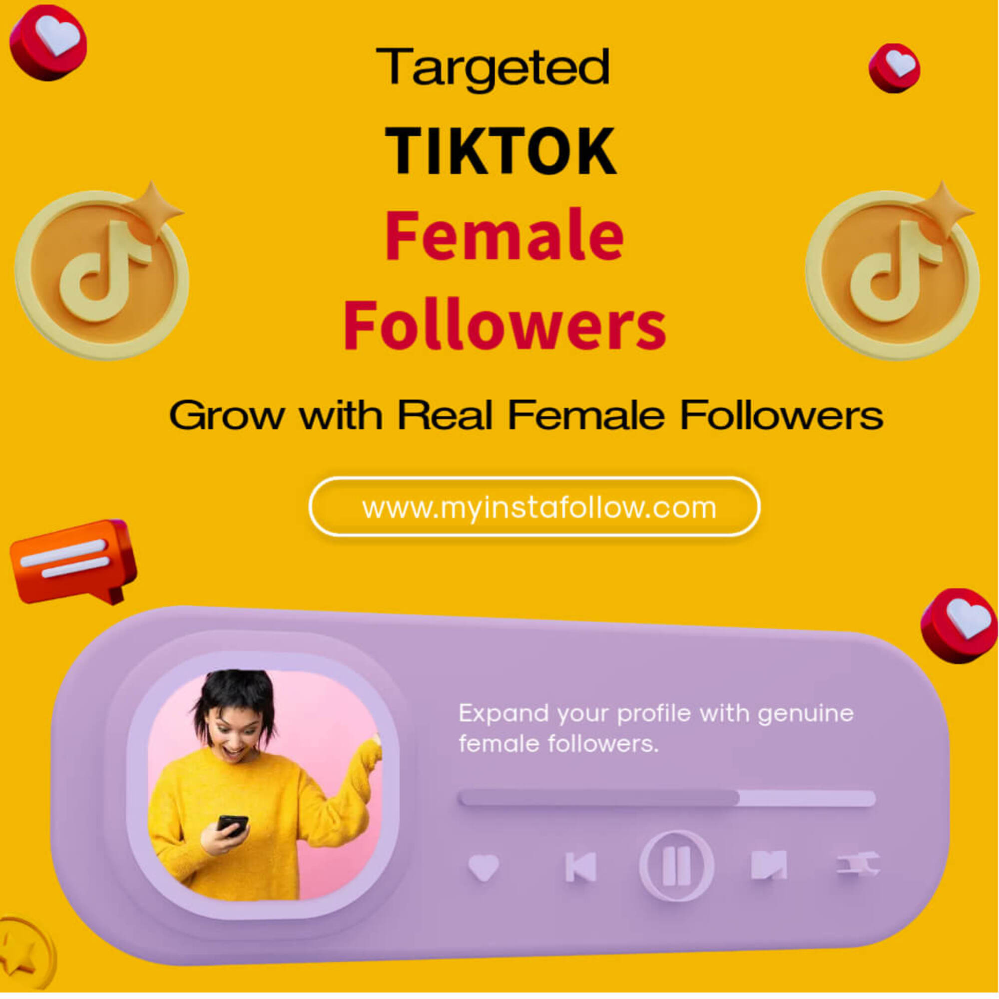 Buy Female TikTok Followers Podcast Image