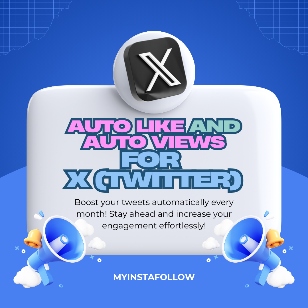 Buy X (Twitter) Auto Likes & Views Monthly Podcast Image