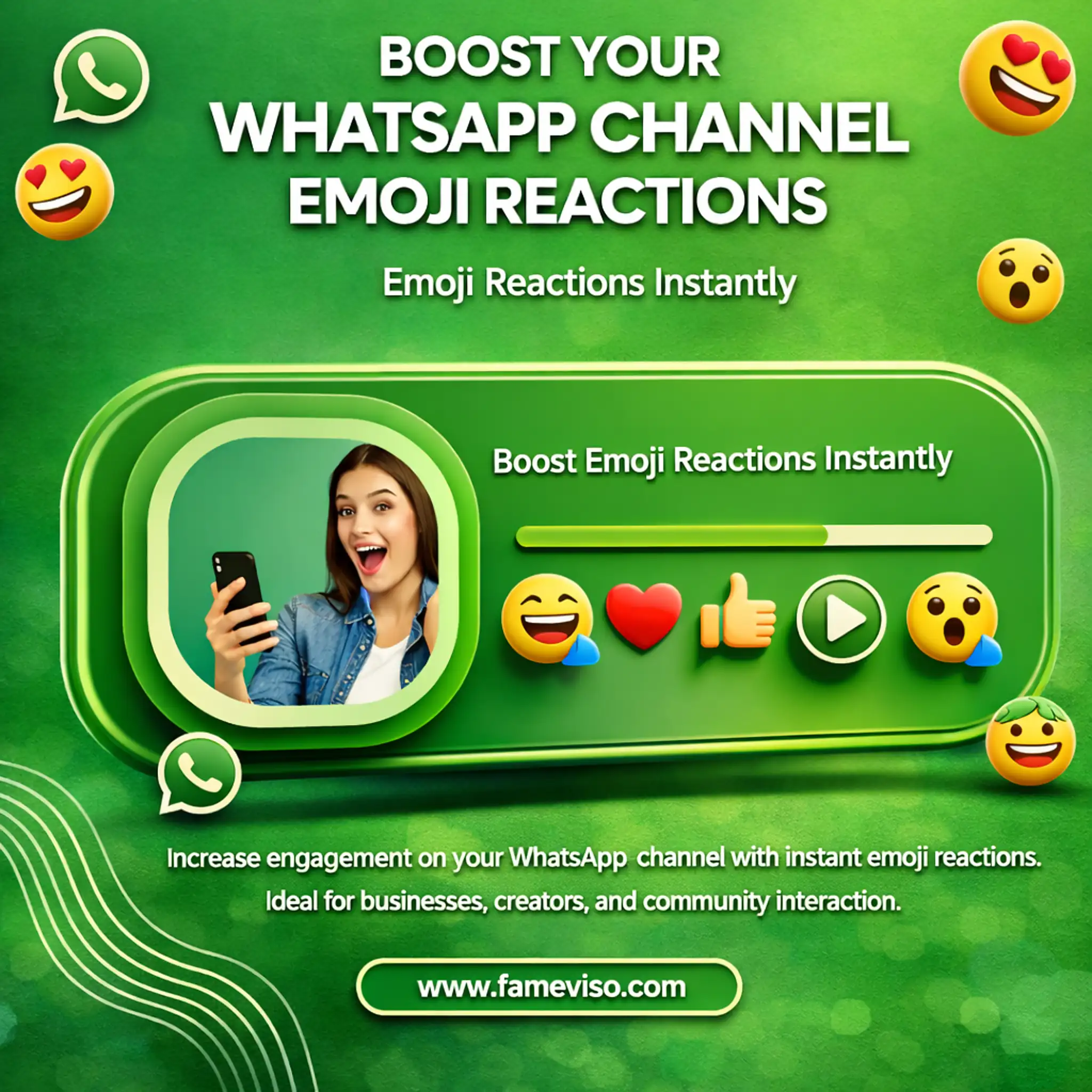 Buy WhatsApp Channel Emoji Reactions