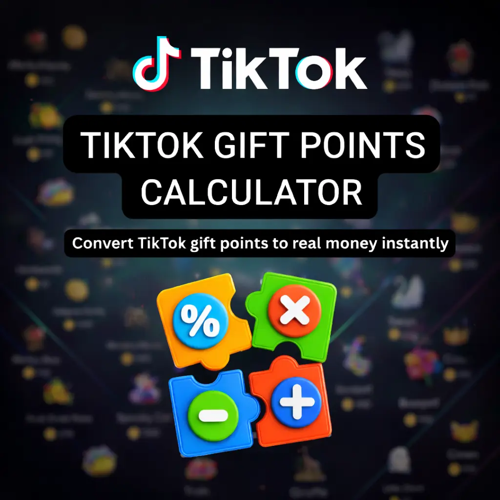 TikTok Gift Points to USD Conversion Tool