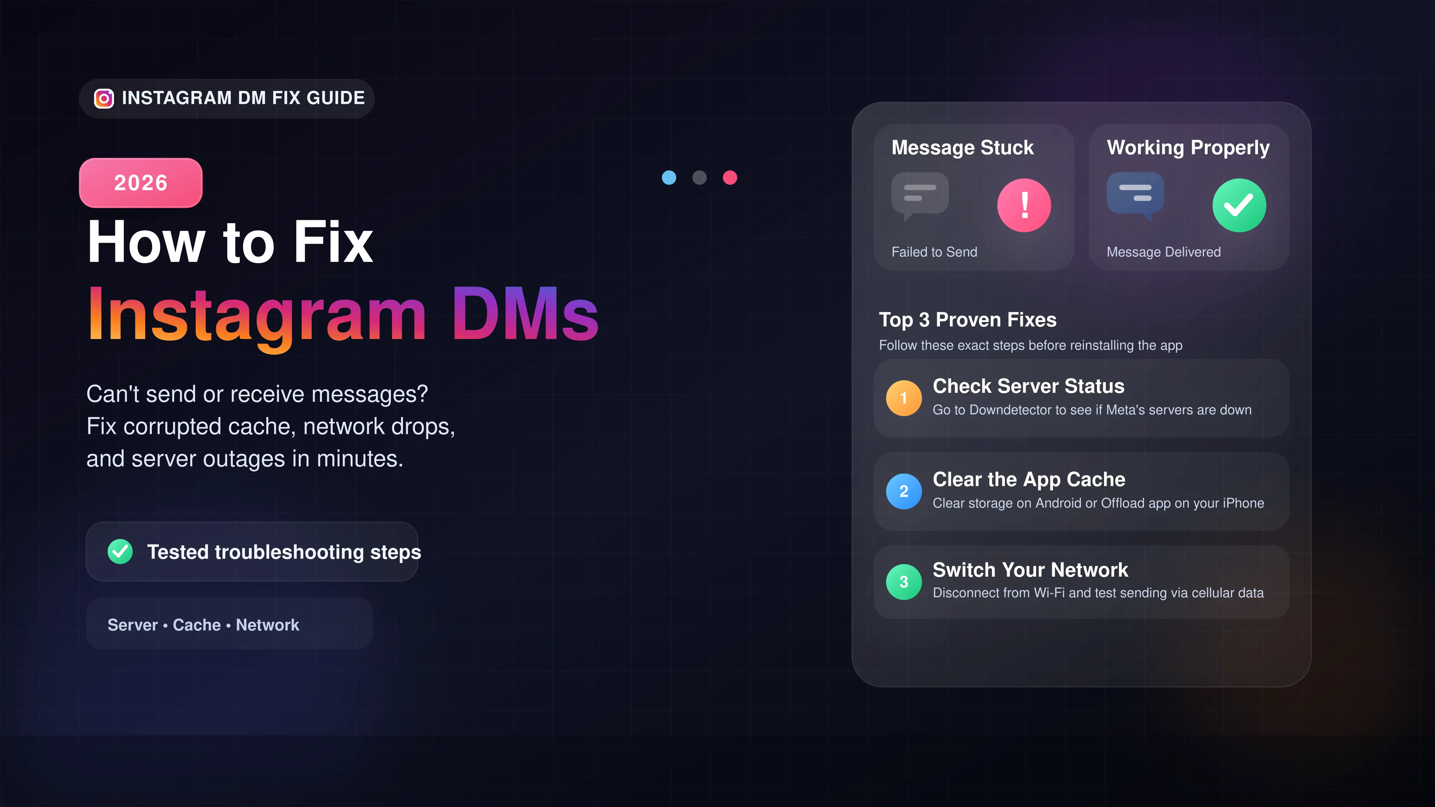 How to Fix Instagram DMs Not Sending or Receiving (Tested Methods)