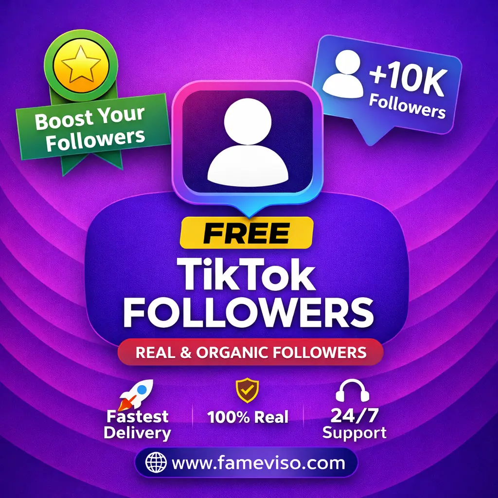 Free Tiktok Followers trial by FameViso