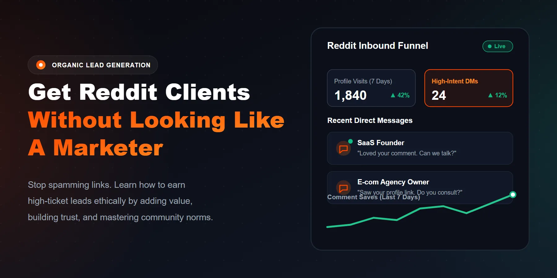 How to Get Reddit Clients Without Looking Like a Marketer (2026)