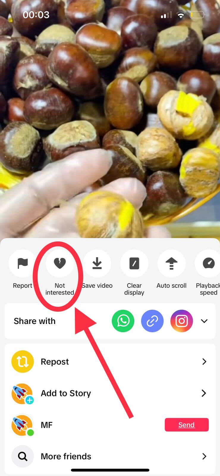 How to Refresh and Reset Your TikTok Explore Page step 1