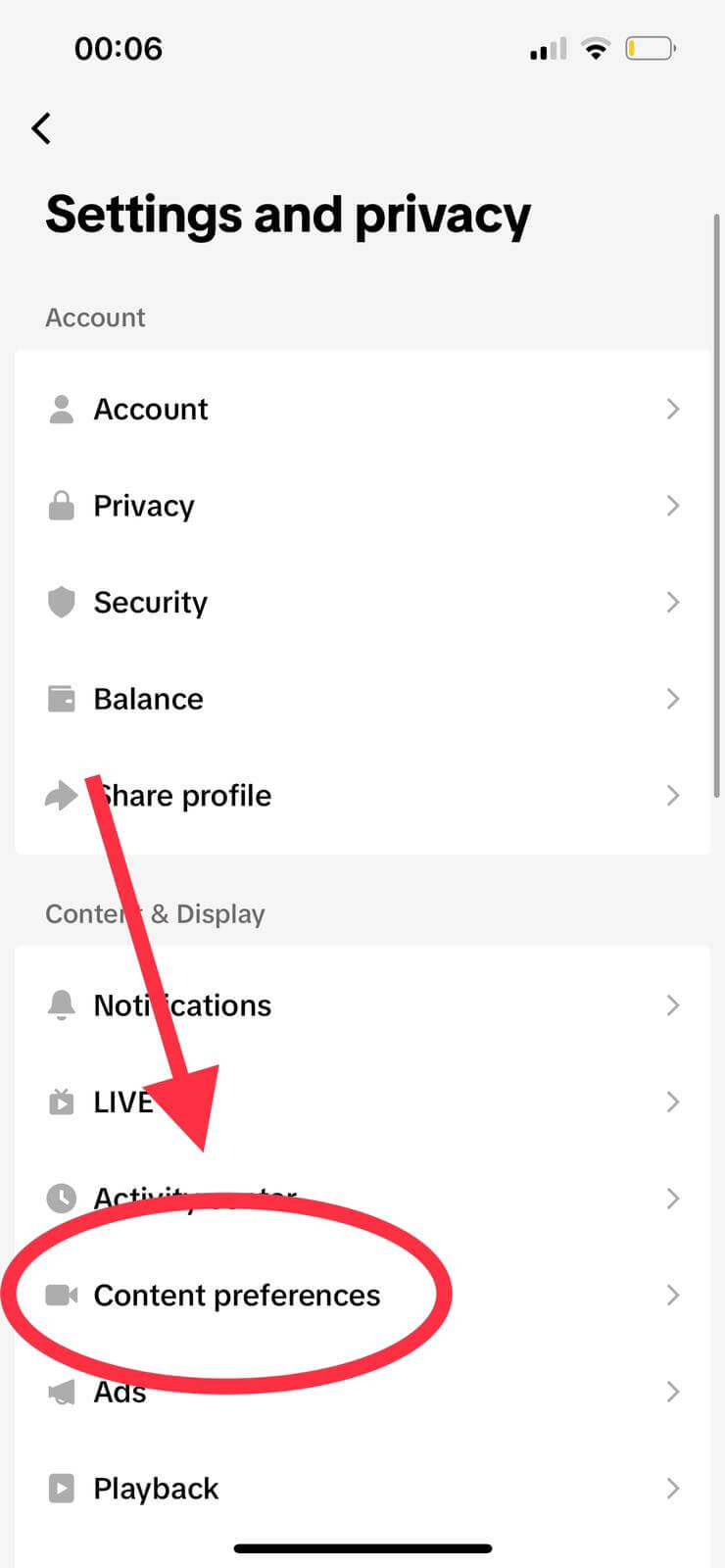 How to Refresh and Reset Your TikTok Explore Page step 4