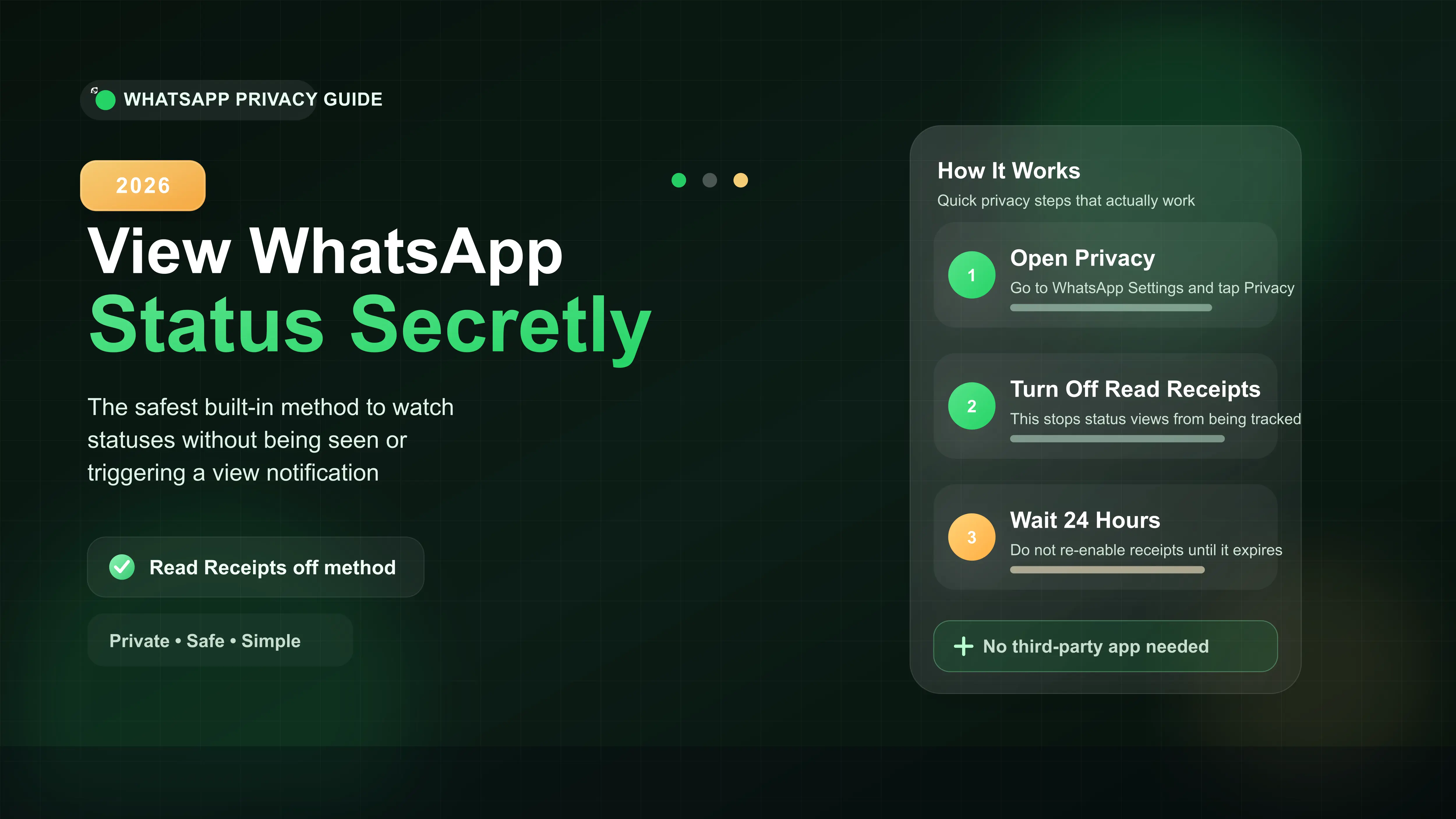 How to View WhatsApp Statuses Secretly (Working Method)