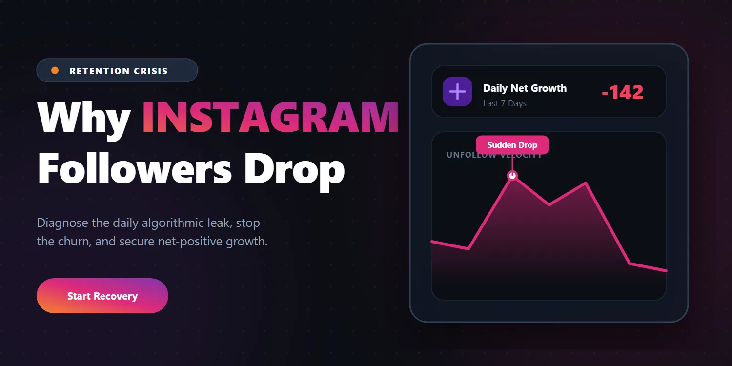 Why You Lose Instagram Followers Daily and How to Stop It