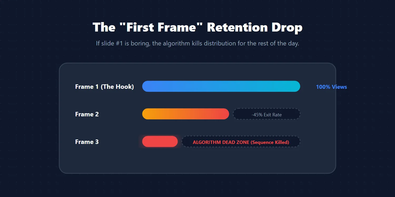 Chart showing the biggest Instagram Story reach killers