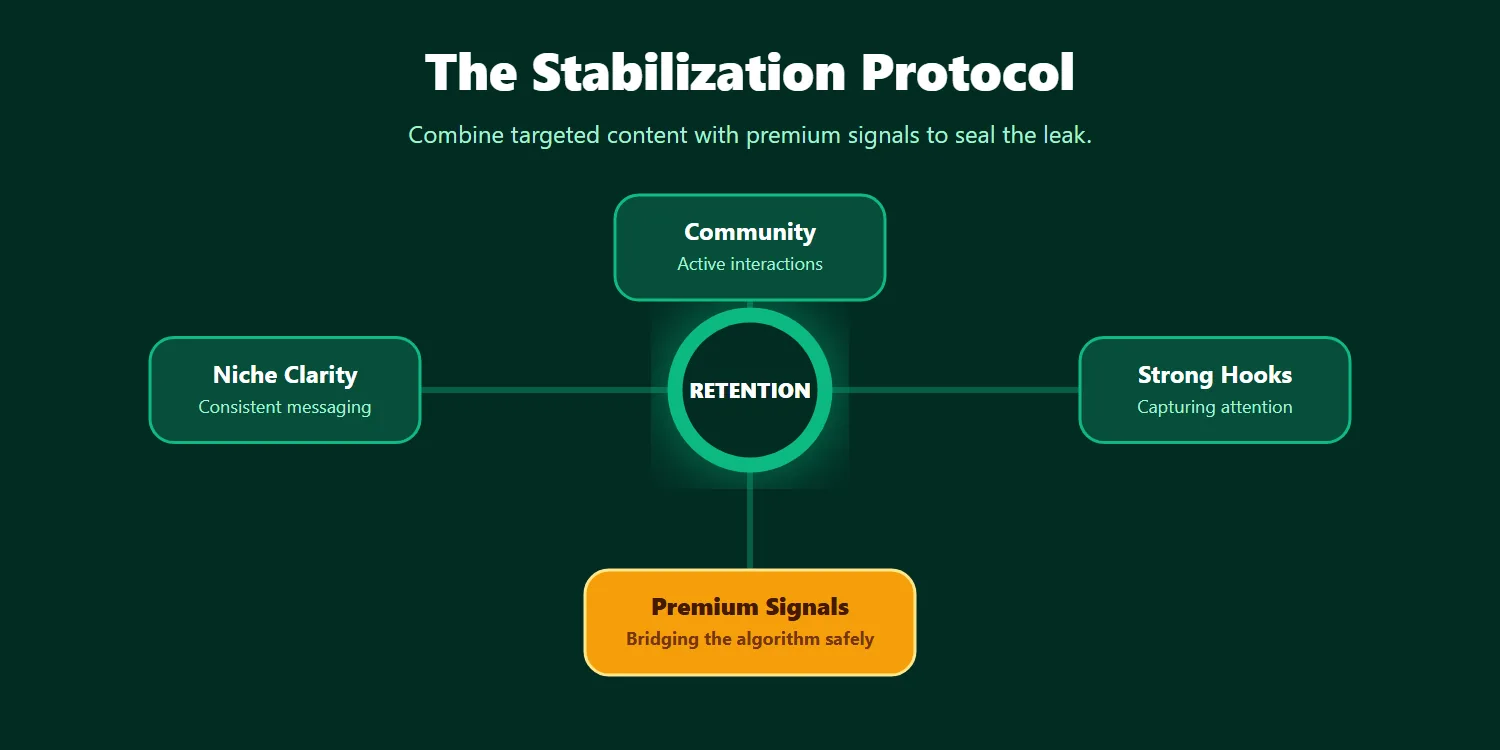 Strategy to stop losing Instagram followers and build retention