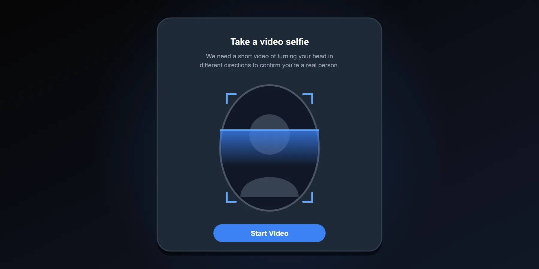 Instagram account recovery and video selfie verification