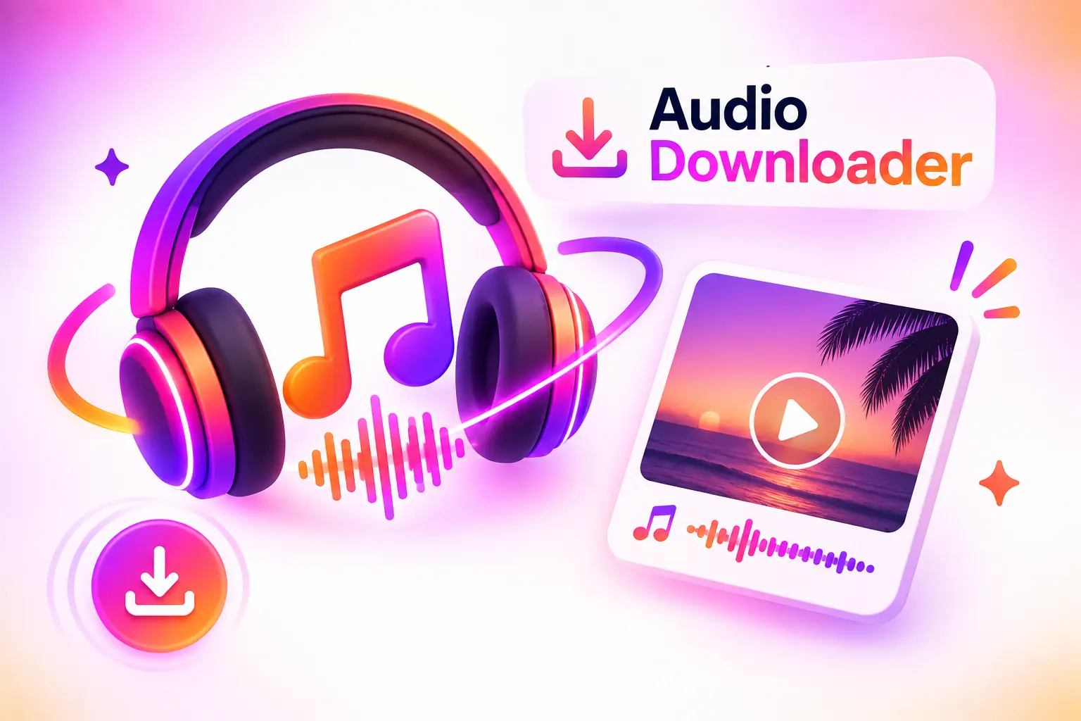 Free tool to extract and download Instagram audio and music