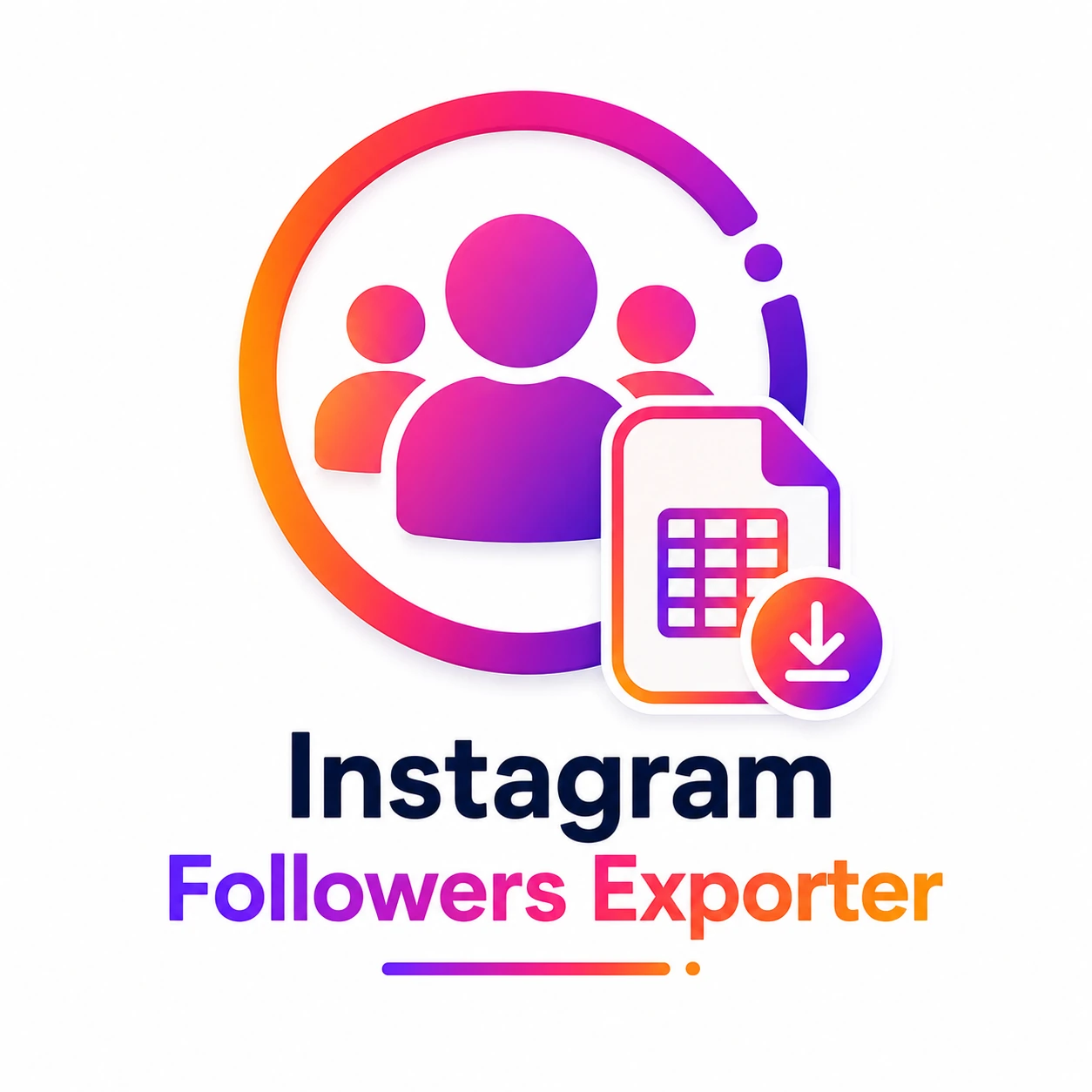 Free tool to export Instagram followers and following lists to CSV and Excel