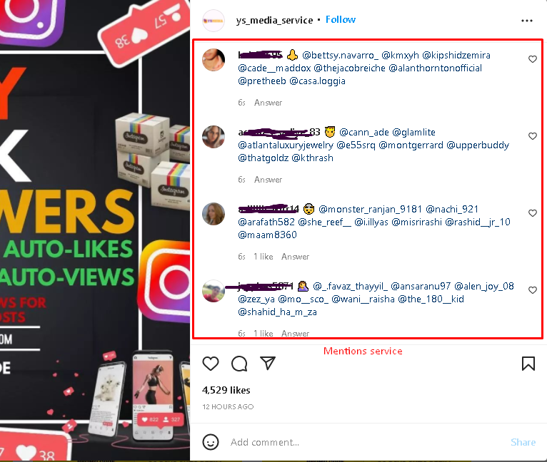 Buy Instagram Mentions