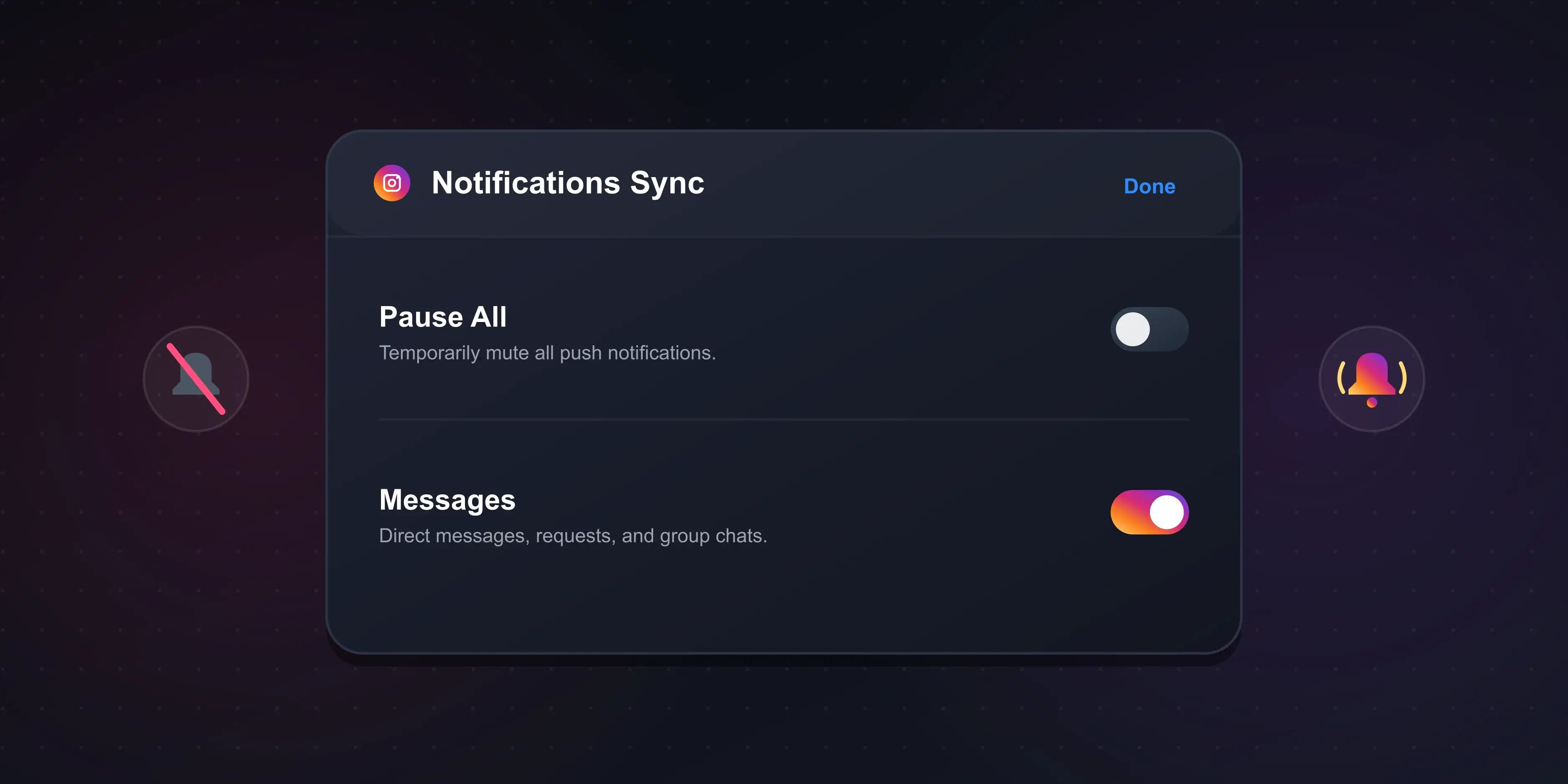 How to fix Instagram notification sound not working by adjusting in-app sync settings