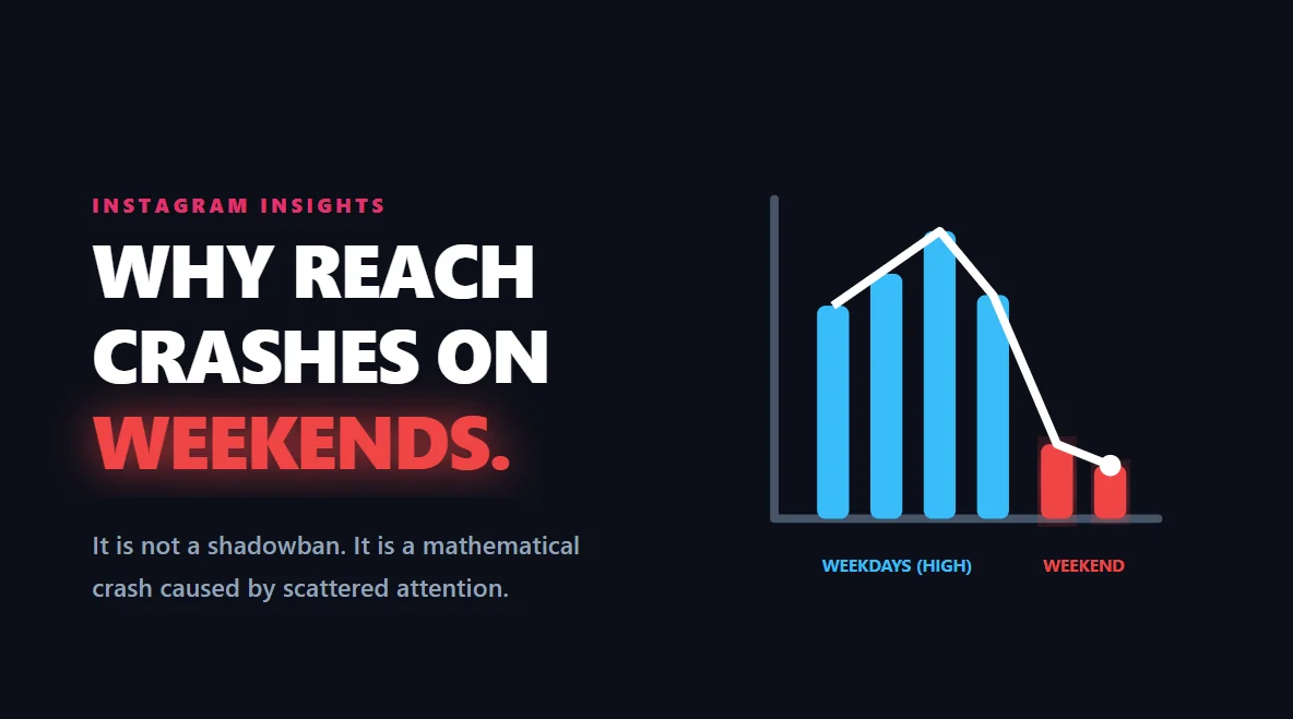 Why Instagram Reach Drops on Weekends