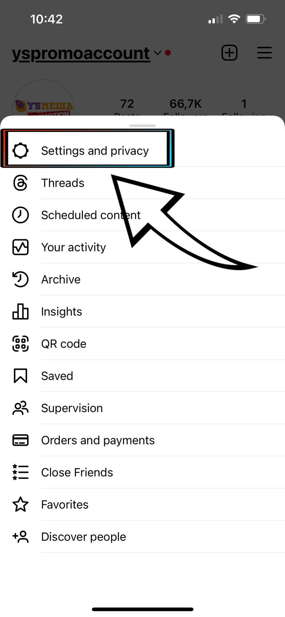 Settings and Privacy