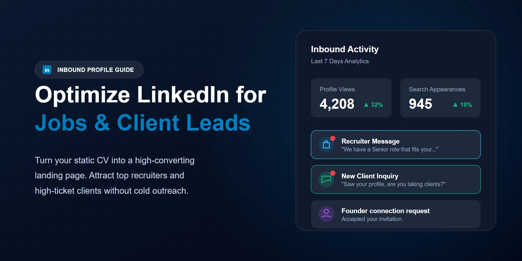 How to Optimize LinkedIn for Jobs and Client Leads (2026)