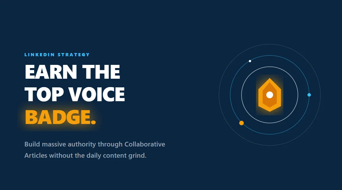 How to Earn LinkedIn Top Voice With Collaborative Articles