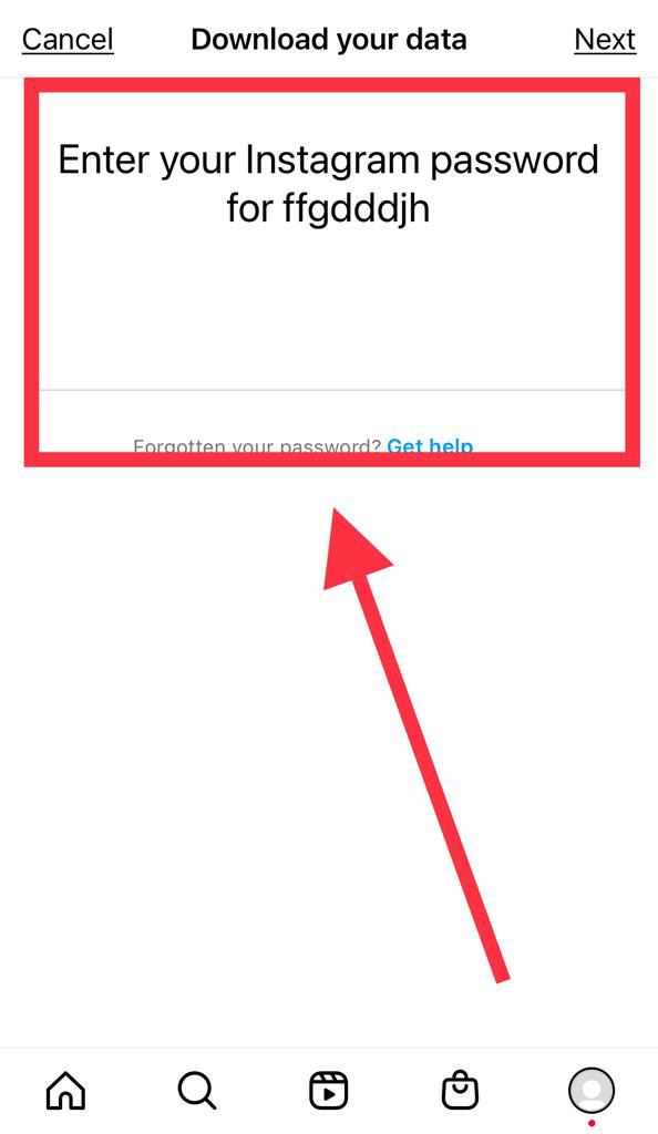 Download Requested confirmation