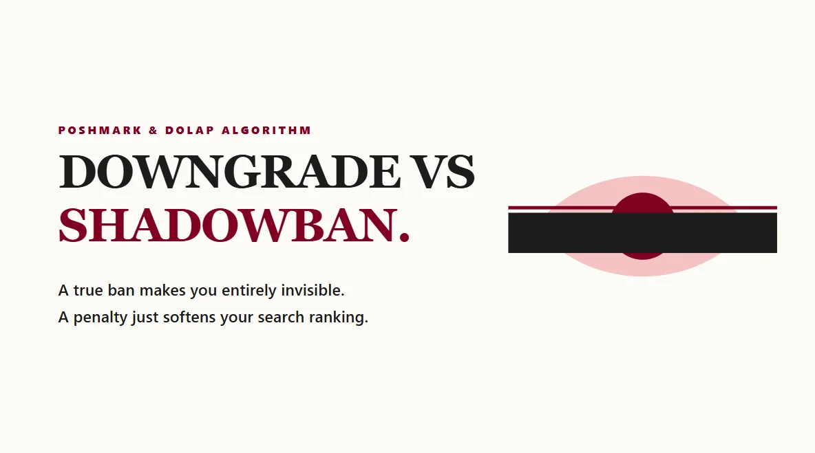 A stylized, blindfolded geometric eye showing reduced visibility versus a total ban.