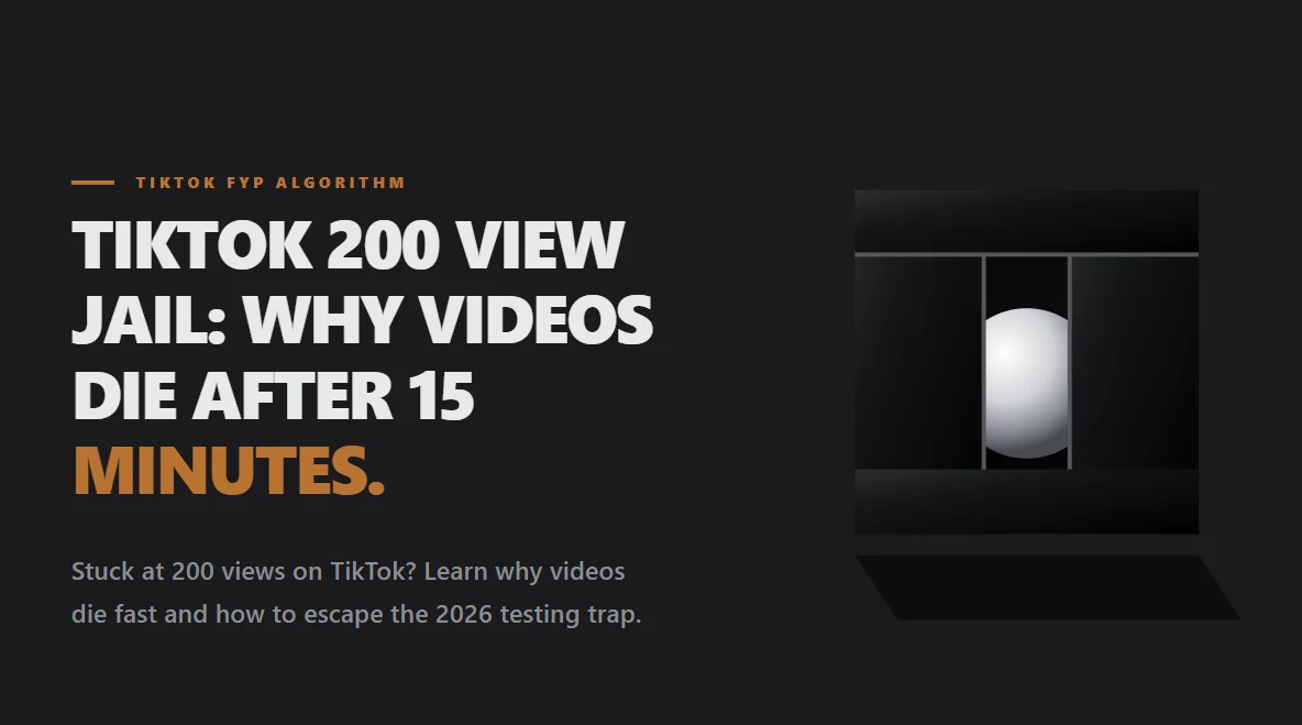 TikTok 200 View Jail: Why Videos Die After 15 Minutes