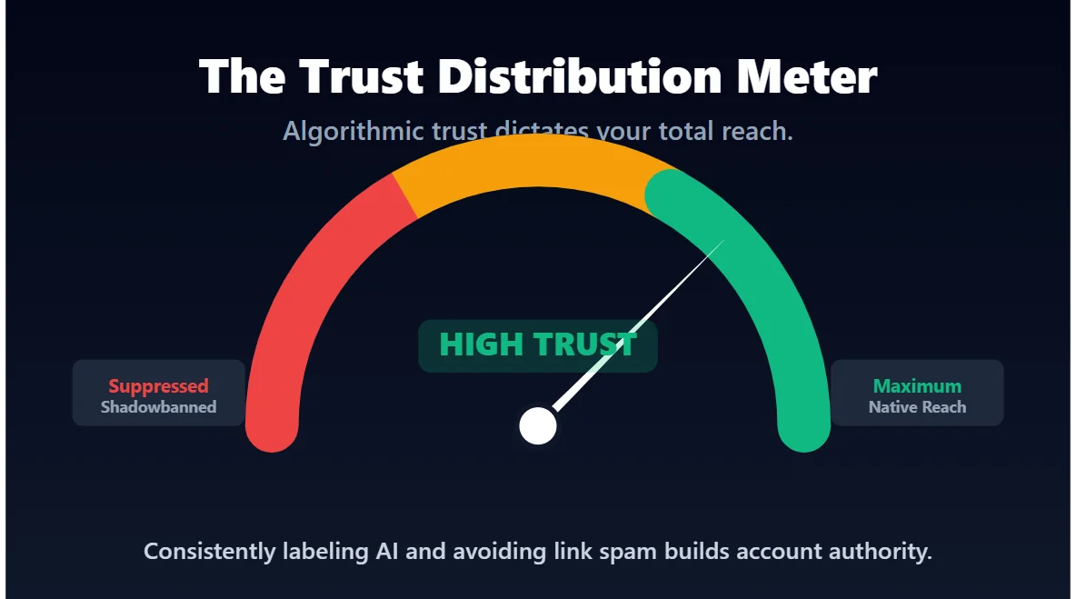 Trust is now a practical ranking factor on X