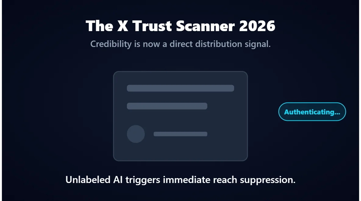 X 2026 AI content environment and visibility changes